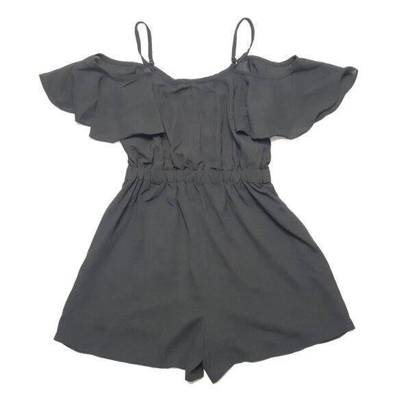 Disney Romper Womens Small Black Cold Shoulder Beauty And The Beast - Picture 13 of 16